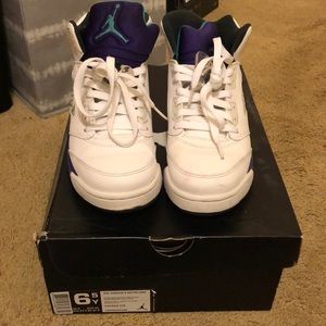 Retro 5 Jordans-Grapes